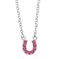 Collier Fer à cheval AWST JN898 - Rose