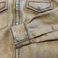 Chemise western en suède tan/brun THE AMERICAN WEST - SMES12/24