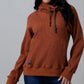 Chandail à capuche Kimes RANCH Laguna Brun/Rouille WH0037