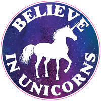 Autocollant Believe In Unicorn STICKERS C619