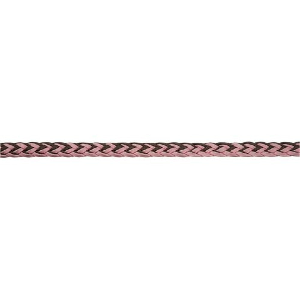 Rênes En Nylon Tressé Western – Rose/Turquoise, 7ft, Challenger 60770 (neuf)
