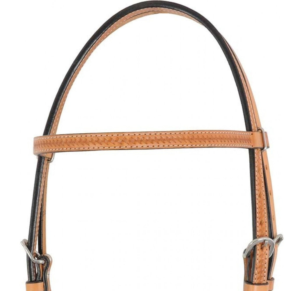 Bride De Cheval En Cuir Western – Marron, Ensemble Avec Sourcil Et Coupe-tête, Neuf