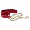 Laisse en nylon plat avec chaine dorée 293020 - Plusieurs couleurs