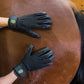Gants de toilettage Tout-en-1 HANDS ON 3643 - Noir