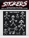 Autocollant en vinyle STICKERS - "Family"
