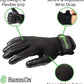 Gants de toilettage Tout-en-1 HANDS ON 3643 - Noir