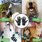 Gants de toilettage Tout-en-1 HANDS ON 3643 - Noir