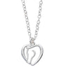 Collier Tête de cheval Coeur AWST JN907