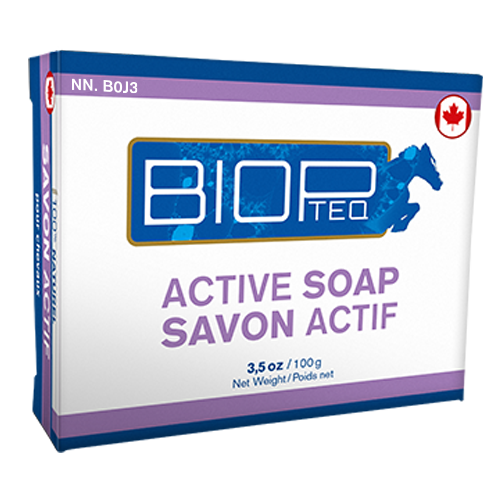 Barre de savon actif en argile BIOPTEQ 111059 - 100g